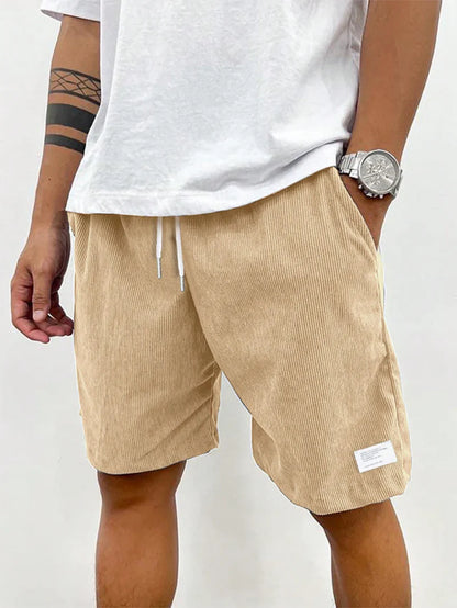 Westbrook Herren Stretch Cord Shorts | Bequeme Leichte Freizeithose für den Sommer