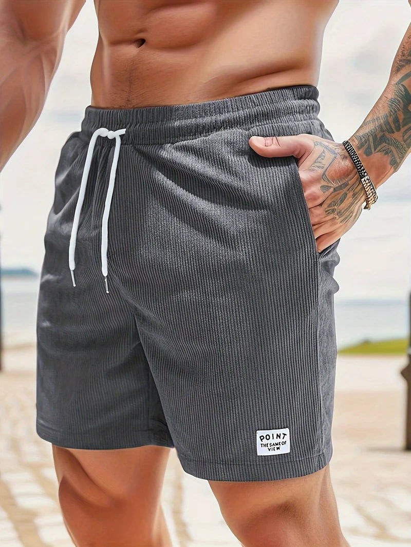 Westbrook Herren Stretch Cord Shorts | Bequeme Leichte Freizeithose für den Sommer