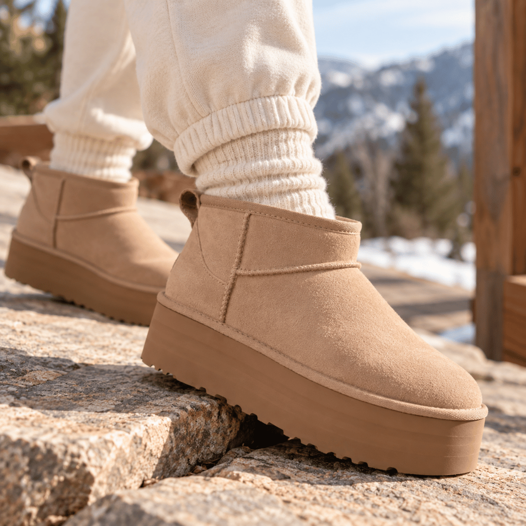 Classic Ultra Mini Platform | Damen Sheepskin-Boots mit Plateau