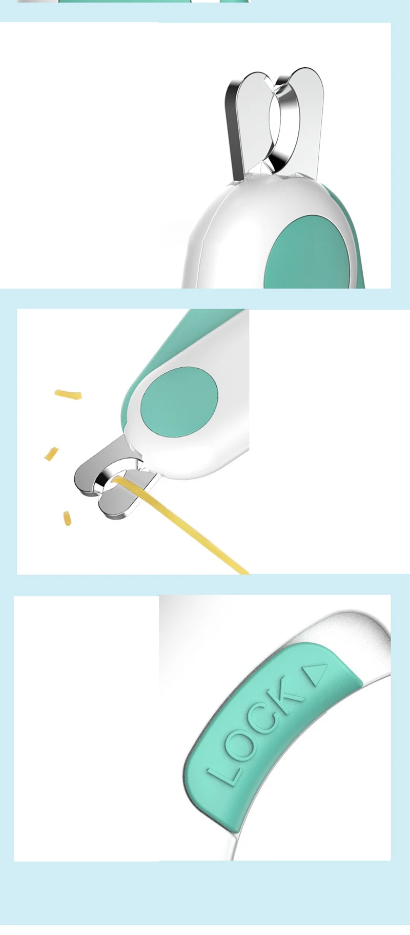 TrimBright Professioneller Nagelknipser mit LED