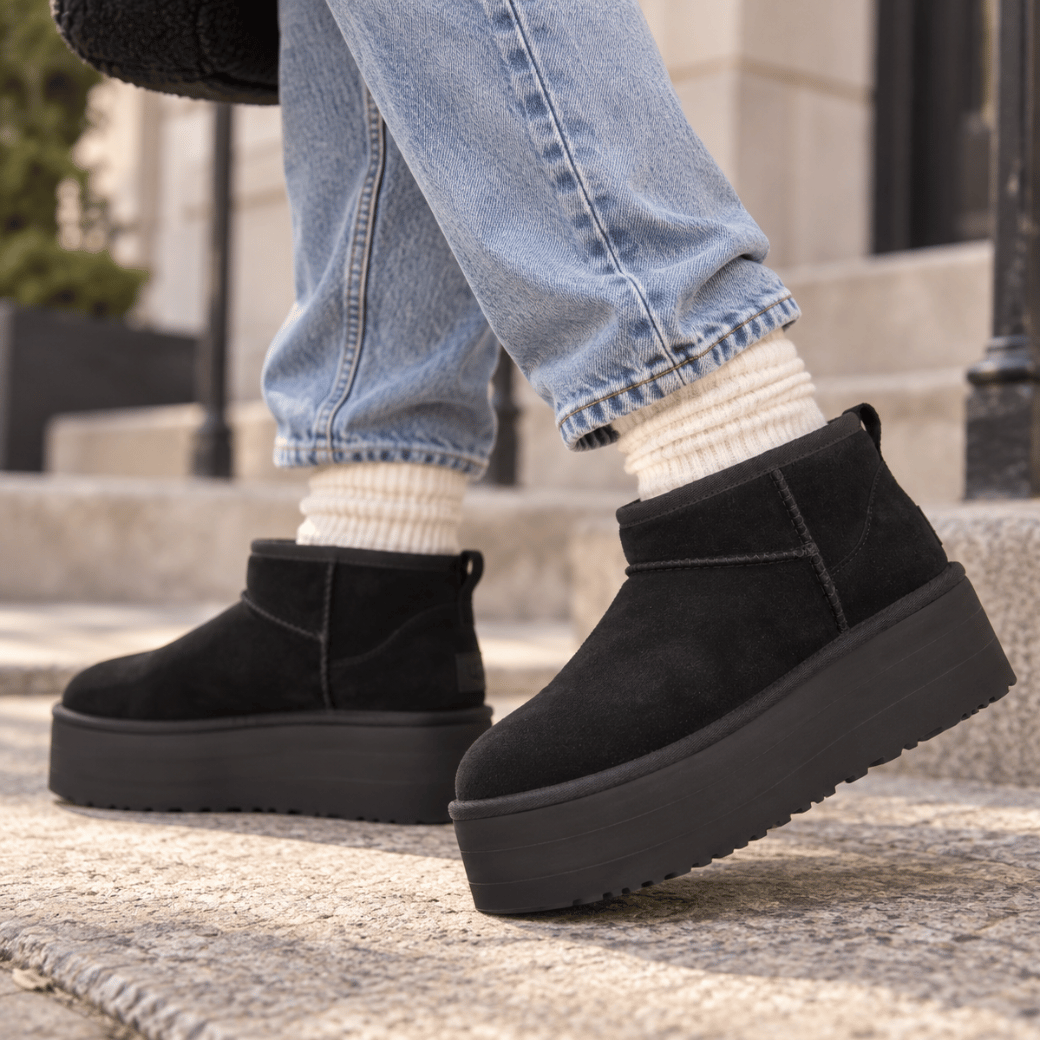 Classic Ultra Mini Platform | Damen Sheepskin-Boots mit Plateau