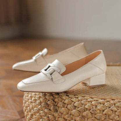 Rosaline Damen Leder Mary Jane Schuhe | Bequeme Komfortschuhe mit Verstellbarem Riemen