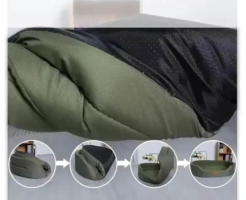 KuschelTraum Premium Haustierbett für Hunde & Katzen mit Wärmekomfort