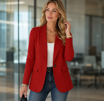 Emberly Damen Kaschmir Blazer | Eleganter Taillierter Business Blazer