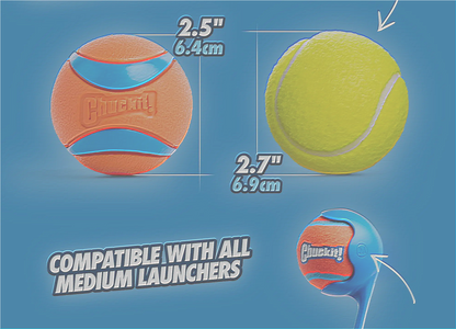 Chuckit UltraBounce Spielball – Kleiner Hüpfball für Hunde