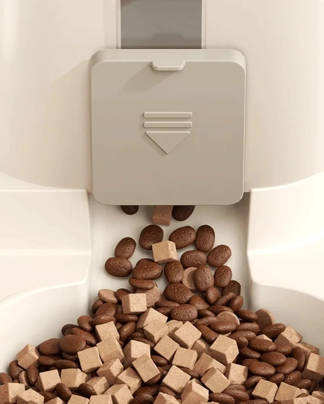 PetSmartFlow Automatisches Futter & Wasserspender Set für Hunde & Katzen