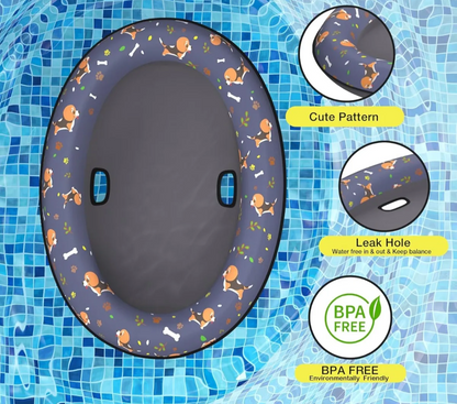 AquaPaws aufblasbares Hundefloß