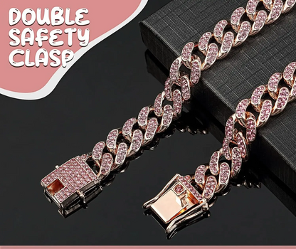 GlamPaw Diamant-Kubanische Gliederkette