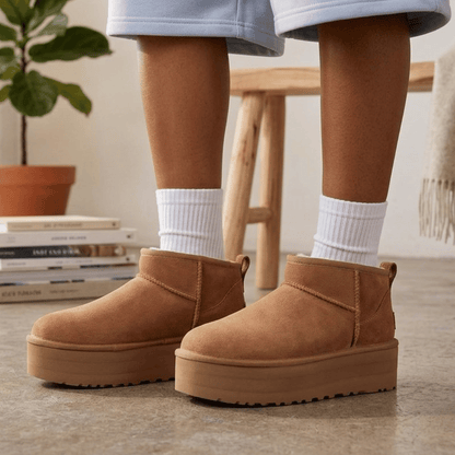 Classic Ultra Mini Platform | Damen Sheepskin-Boots mit Plateau