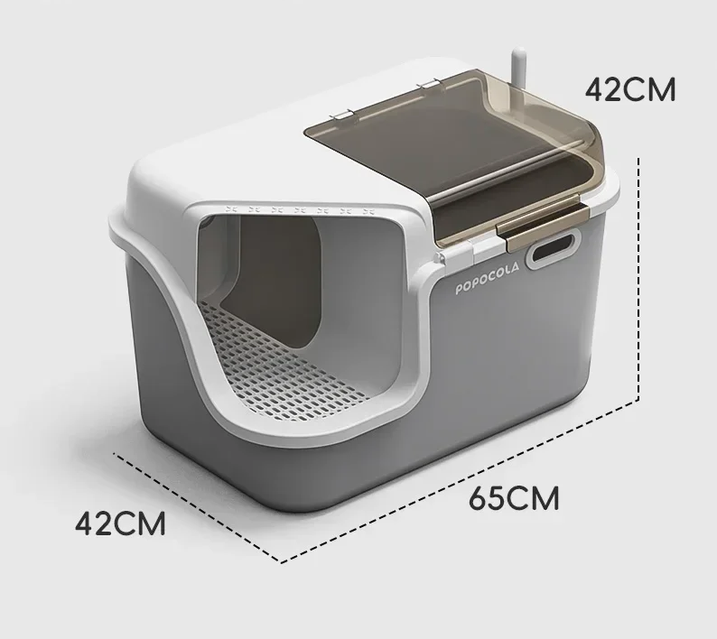FazziKat Deluxe Katzentoilet mit Korridor-Design