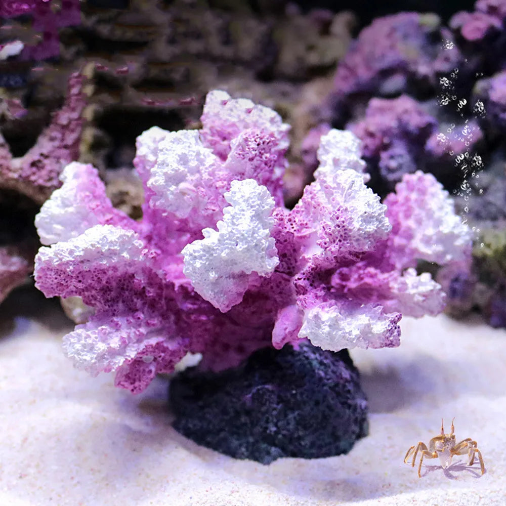 Korallenriff-Aquarienornament aus Harz