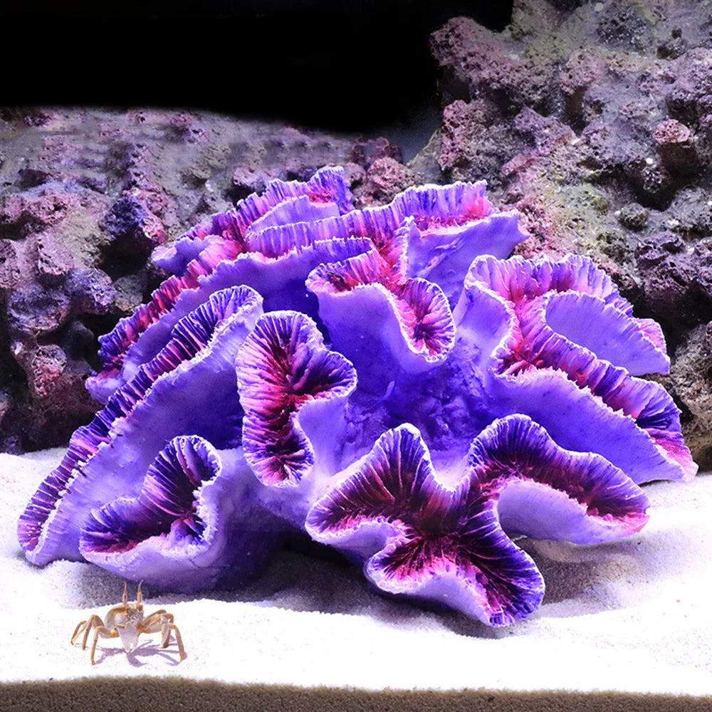 Korallenriff-Aquarienornament aus Harz