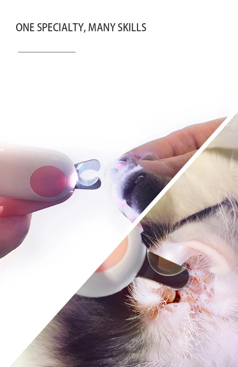 TrimBright Professioneller Nagelknipser mit LED