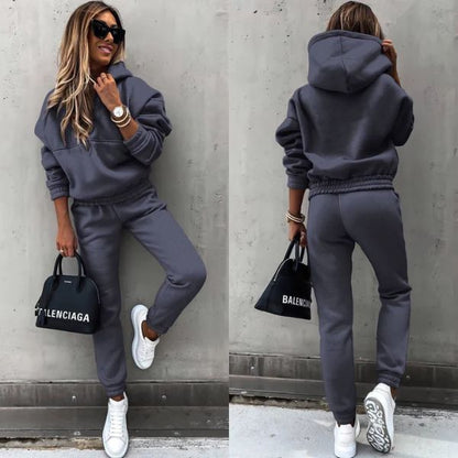 Harlow Damen Lounge Set | Weiches Sweatshirt & Jogginghose Zweiteiler