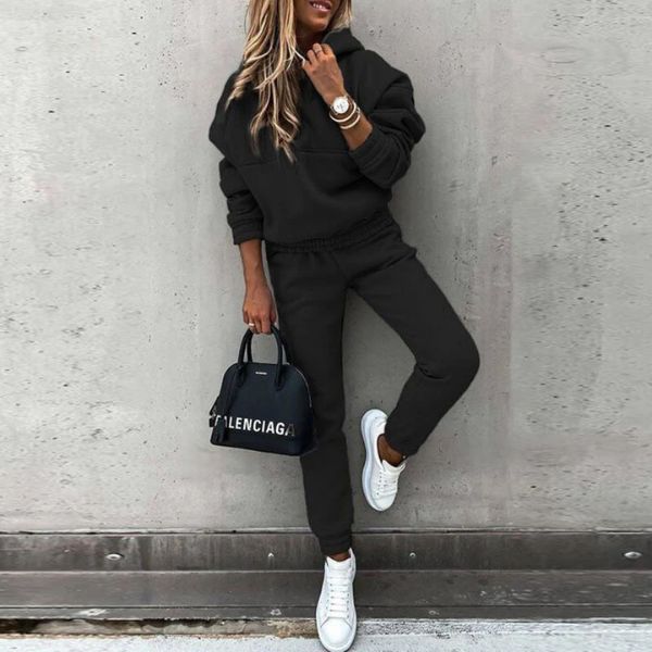 Harlow Damen Lounge Set | Weiches Sweatshirt & Jogginghose Zweiteiler