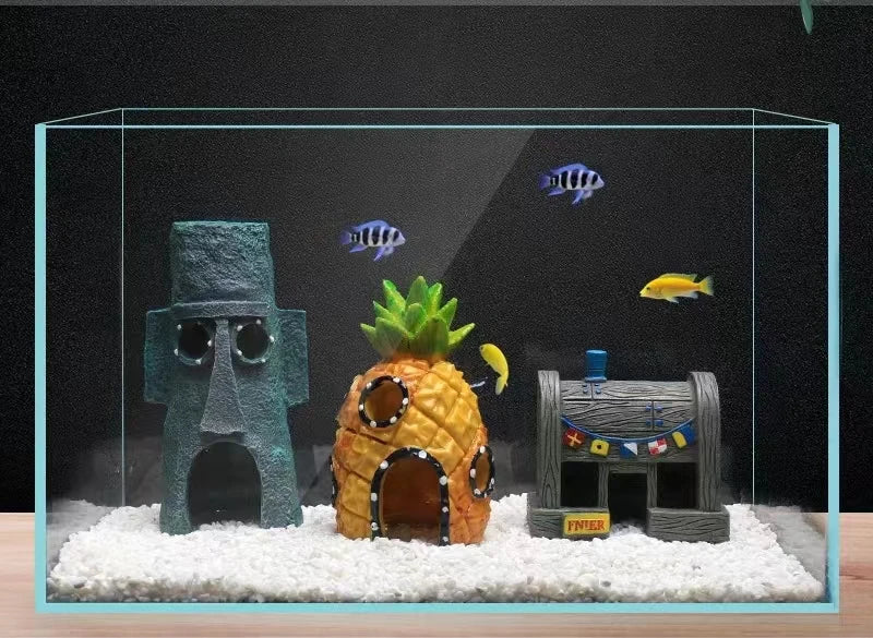 Ananas-Dekorationsornament fürs Aquarium