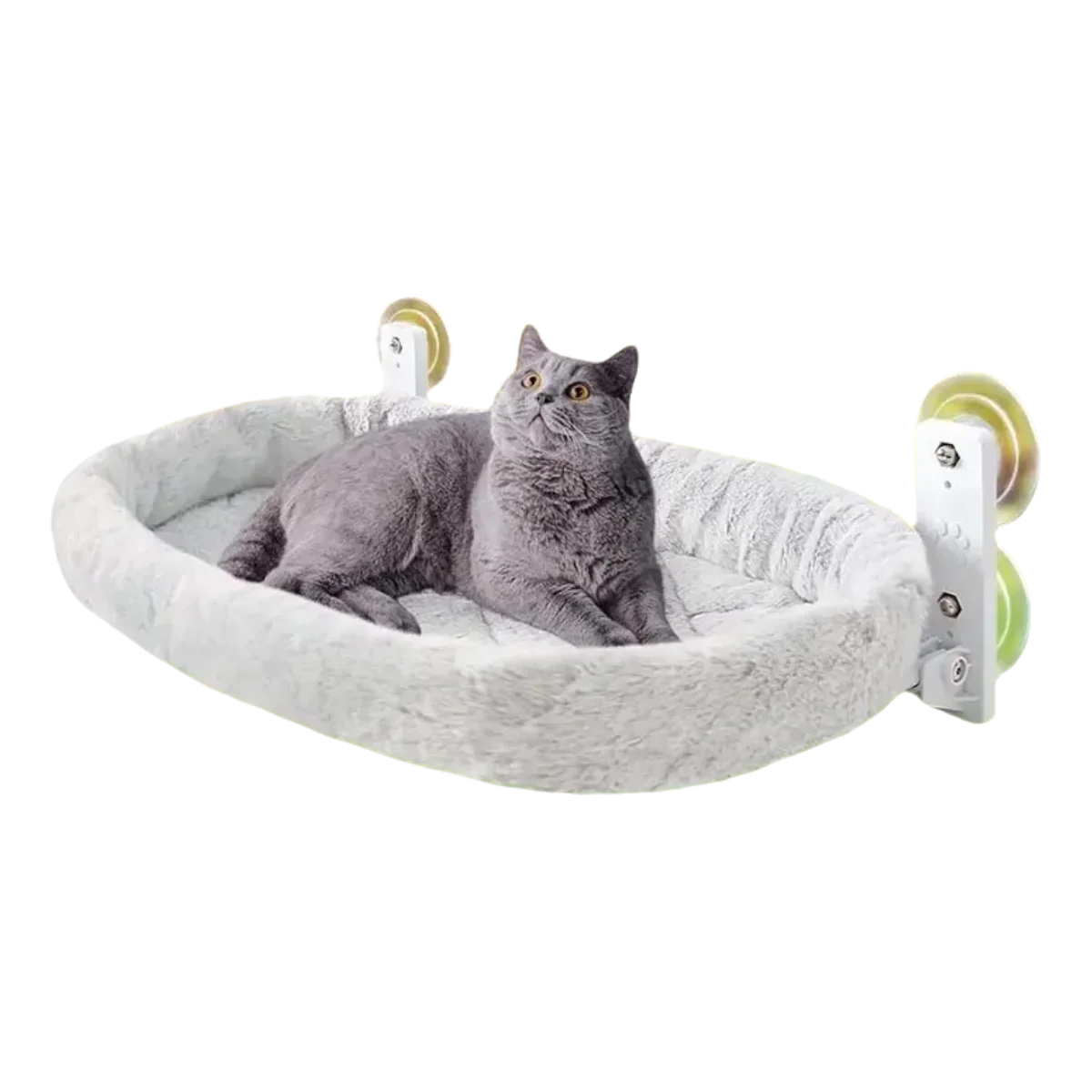Kabellose Katzen-Fensterhängematte – Saugnapf – Tragkraft: 18 kg