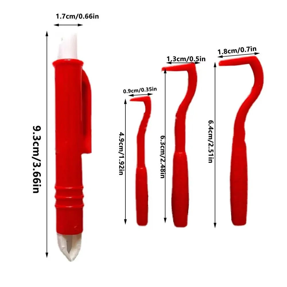 TickGuard Pro 4-teiliges Zecken- & Flohentferner Set für Hunde und Katzen