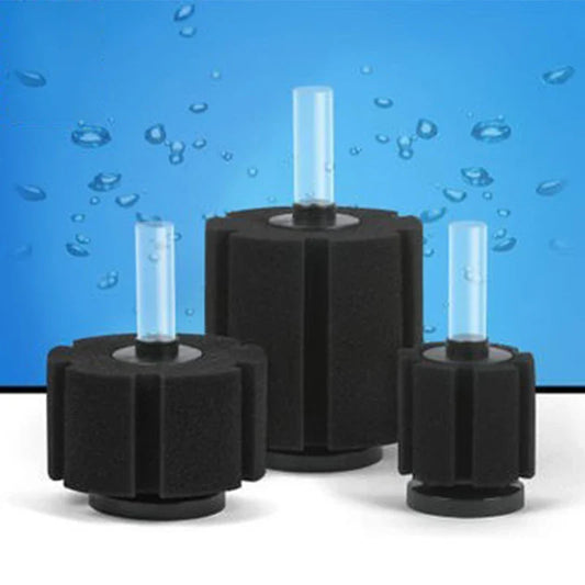 AquaPure Biochemischer Schwammfilter für Aquarium | Luftpumpe, Skimmer und Biofilter Zubehör