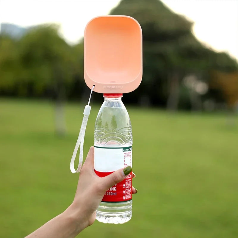 Tragbare Hunde-Trinkflasche – BPA-frei – 13 x 9 cm – Leicht