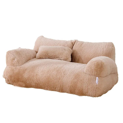 LuxeFluff Katzenbank – Winterwarme Katzenkorb & Sofa