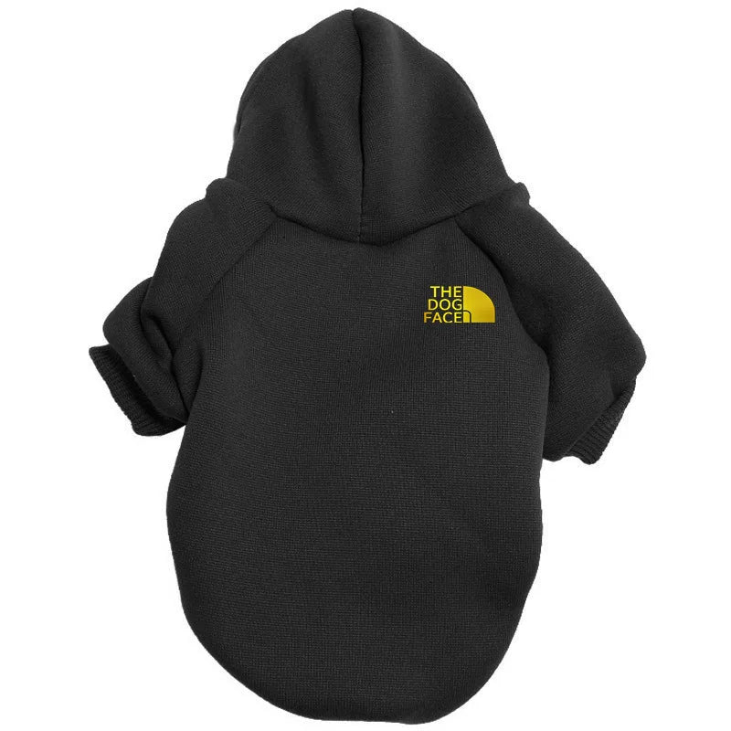 Wärmender Hundehoodie zum Öffnen