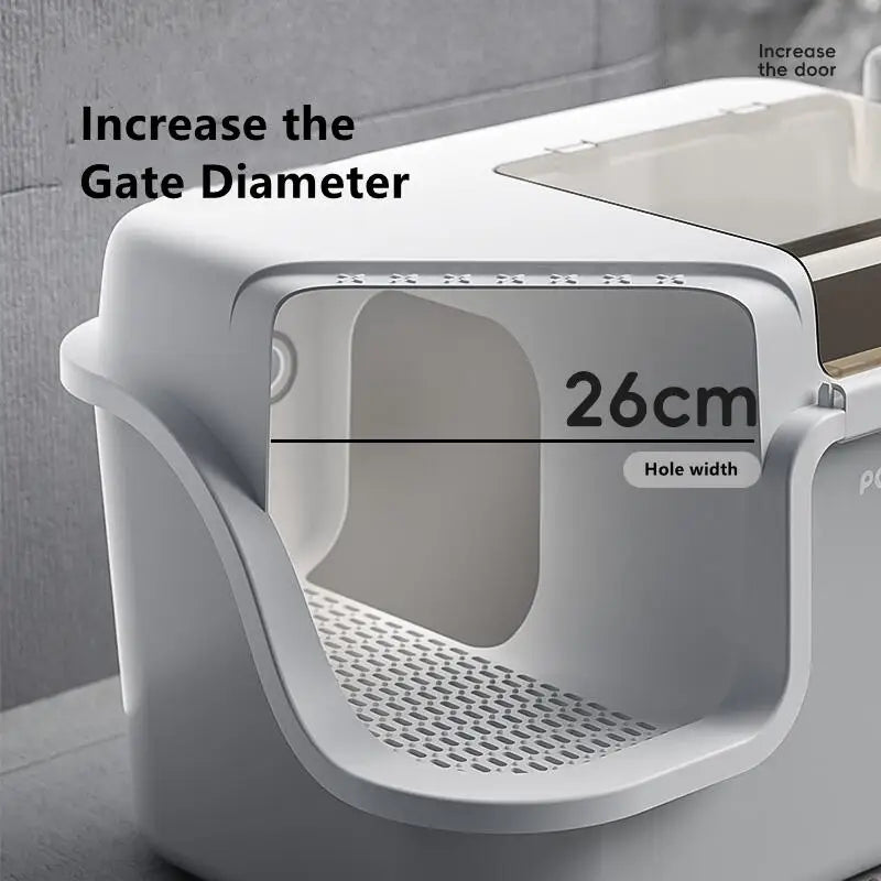 FazziKat Deluxe Katzentoilet mit Korridor-Design
