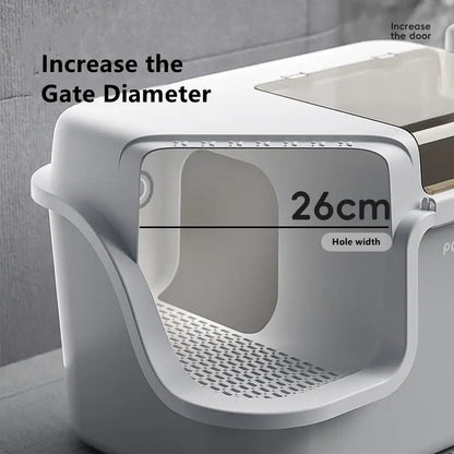FazziKat Deluxe Katzentoilet mit Korridor-Design