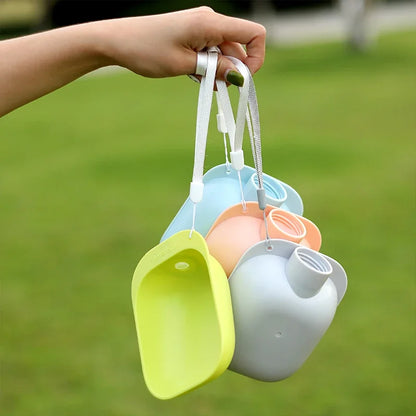 Tragbare Hunde-Trinkflasche – BPA-frei – 13 x 9 cm – Leicht