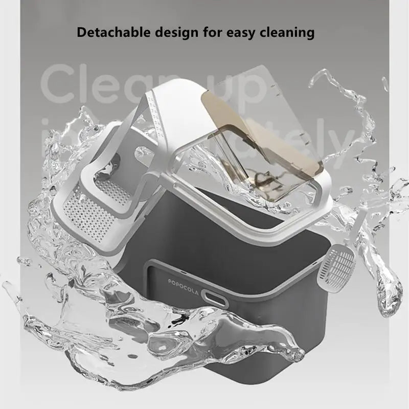 FazziKat Deluxe Katzentoilet mit Korridor-Design