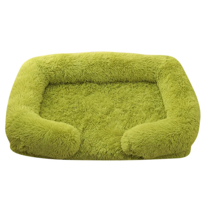 Premium-Hundebett aus dickem Plüsch für große Hunde – Warm und fest (S - XL)