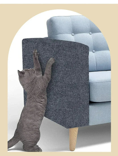 Kratzmatte für Katzen, selbstklebend aus Sisal – individuell zuschneidbar, Möbelschutz