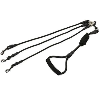 DuoWalk Nylon Doppel-Hundeleine