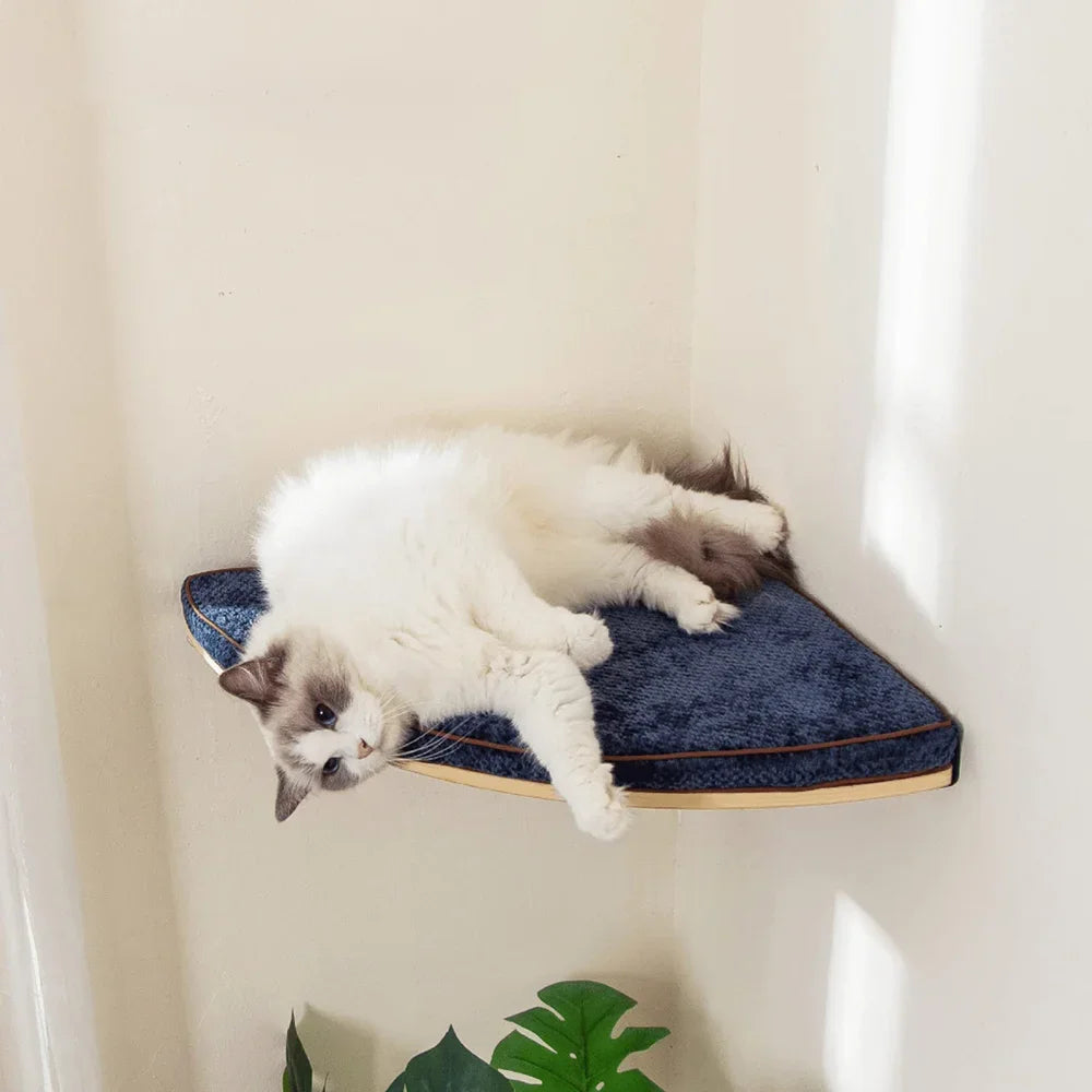 SkyNest Wandmontierter Katzenkletterturm