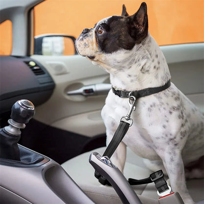 SafeRide FlexGuard – Verstellbarer Hunde-Autosicherheitsgurt mit Elastischer Dämpfung & Reflexion