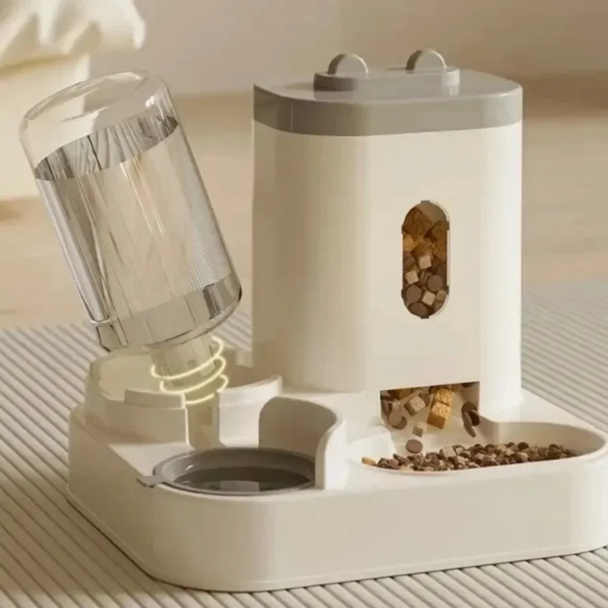 Automatischer Futter- und Wassernapf für Hunde/Katzen – Edelstahl & BPA-freier Kunststoff