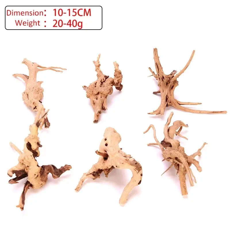 Aquarium-Ornament aus Holz