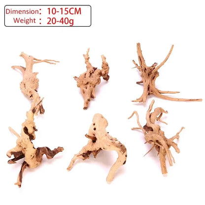 Aquarium-Ornament aus Holz