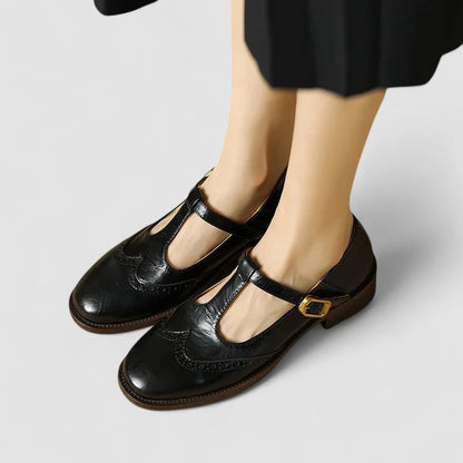 Clairmont Damen Orthopädische Mary Jane Schuhe | Gepolsterte Komfortschuhe mit Verstellbarem Riemen