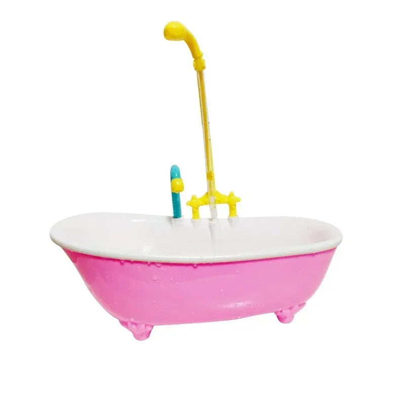 Automatische Papageiendusche – Badespielzeug aus Kunststoff, rosa oder grün