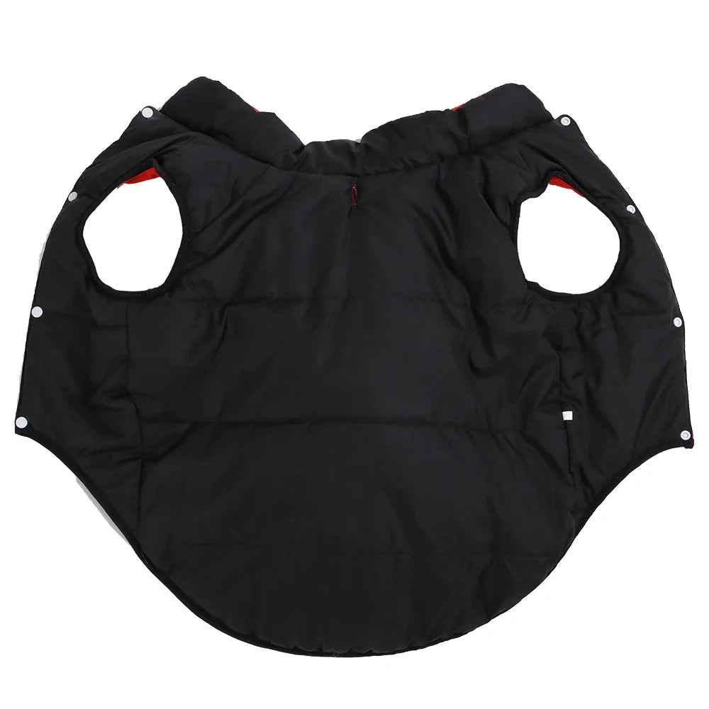 ThermoPaws DuoShield – Wendbare Winterjacke mit Leinenöffnung für Hunde & Katzen