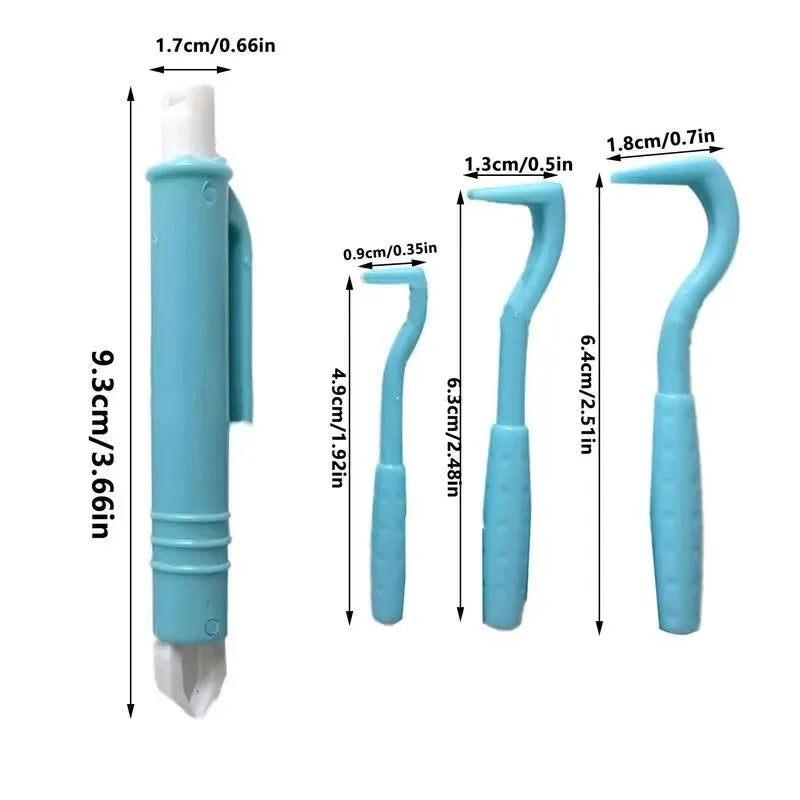 TickGuard Pro 4-teiliges Zecken- & Flohentferner Set für Hunde und Katzen