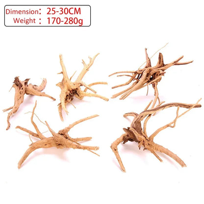 Aquarium-Ornament aus Holz