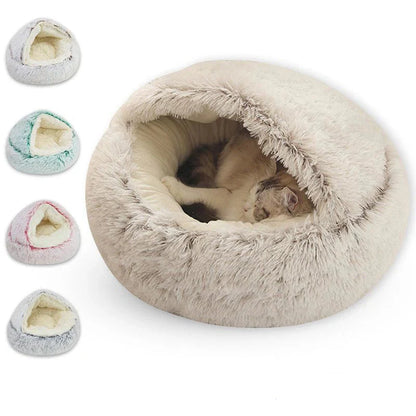 Plüschkatzenmann Ø40 cm – Weiches, warmes Bett für Kat von Kleine Hunde