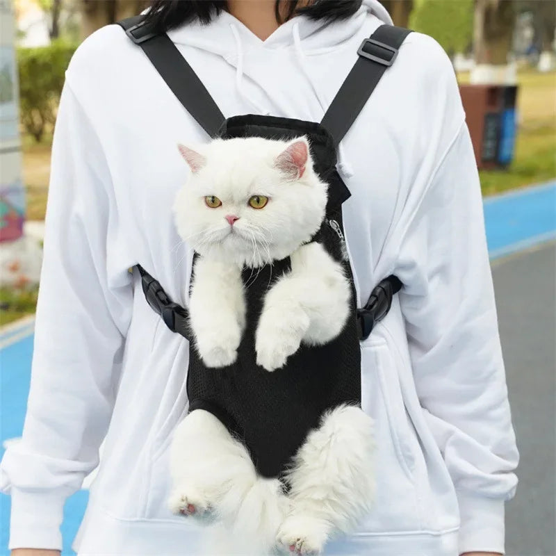 Erweiterbarer Reiserucksack für Katzen – Atmungsaktives Nylon