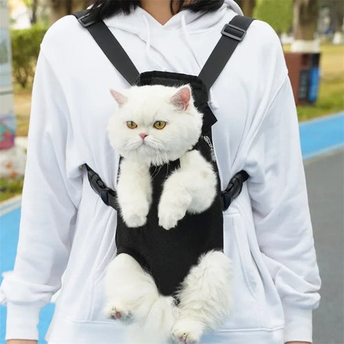 Erweiterbarer Reiserucksack für Katzen – Atmungsaktives Nylon