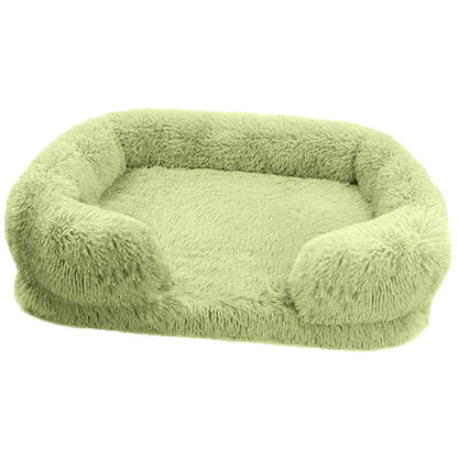 Premium-Hundebett aus dickem Plüsch für große Hunde – Warm und fest (S - XL)