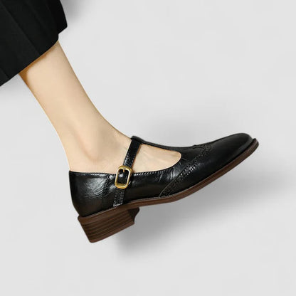 Clairmont Damen Orthopädische Mary Jane Schuhe | Gepolsterte Komfortschuhe mit Verstellbarem Riemen