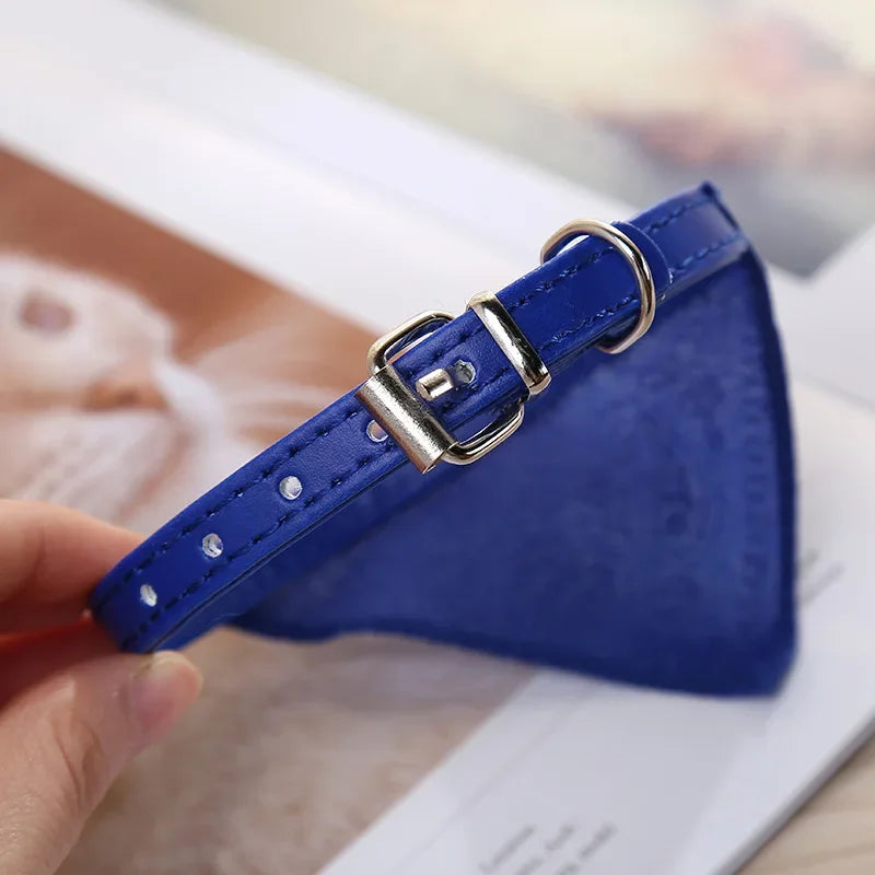 STYLPET PU-Kragen mit Schal