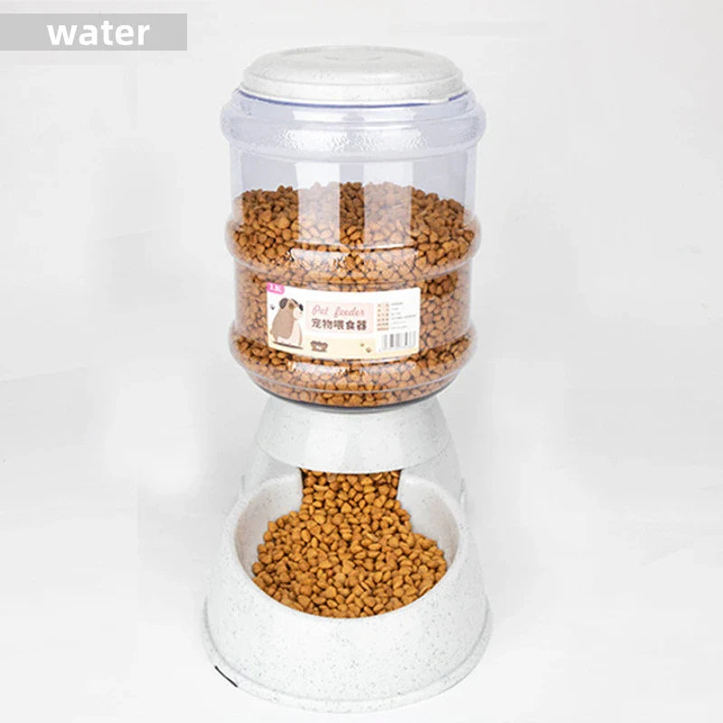 Automatischer Futter- und Wasserspender für Haustiere – Groß, Kunststoff